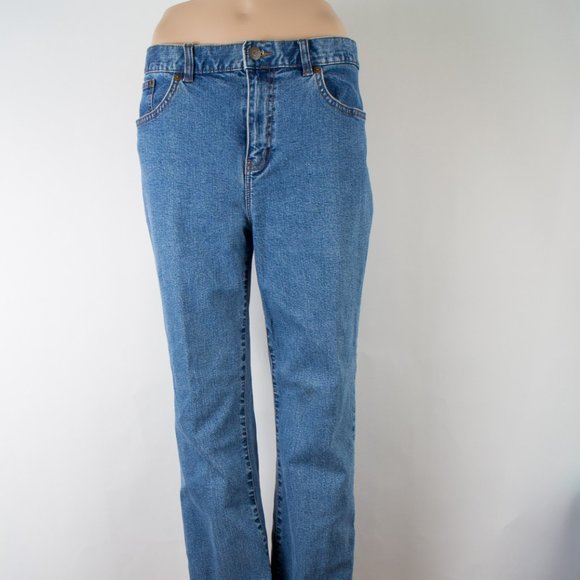 Lauren by Ralph Lauren Green Label Bootcut 12P (30 X 28) Women's Mom Jeans